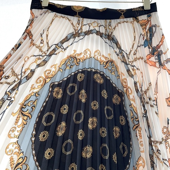 ZARA woman pleated midi skirt - Picture 3 of 6